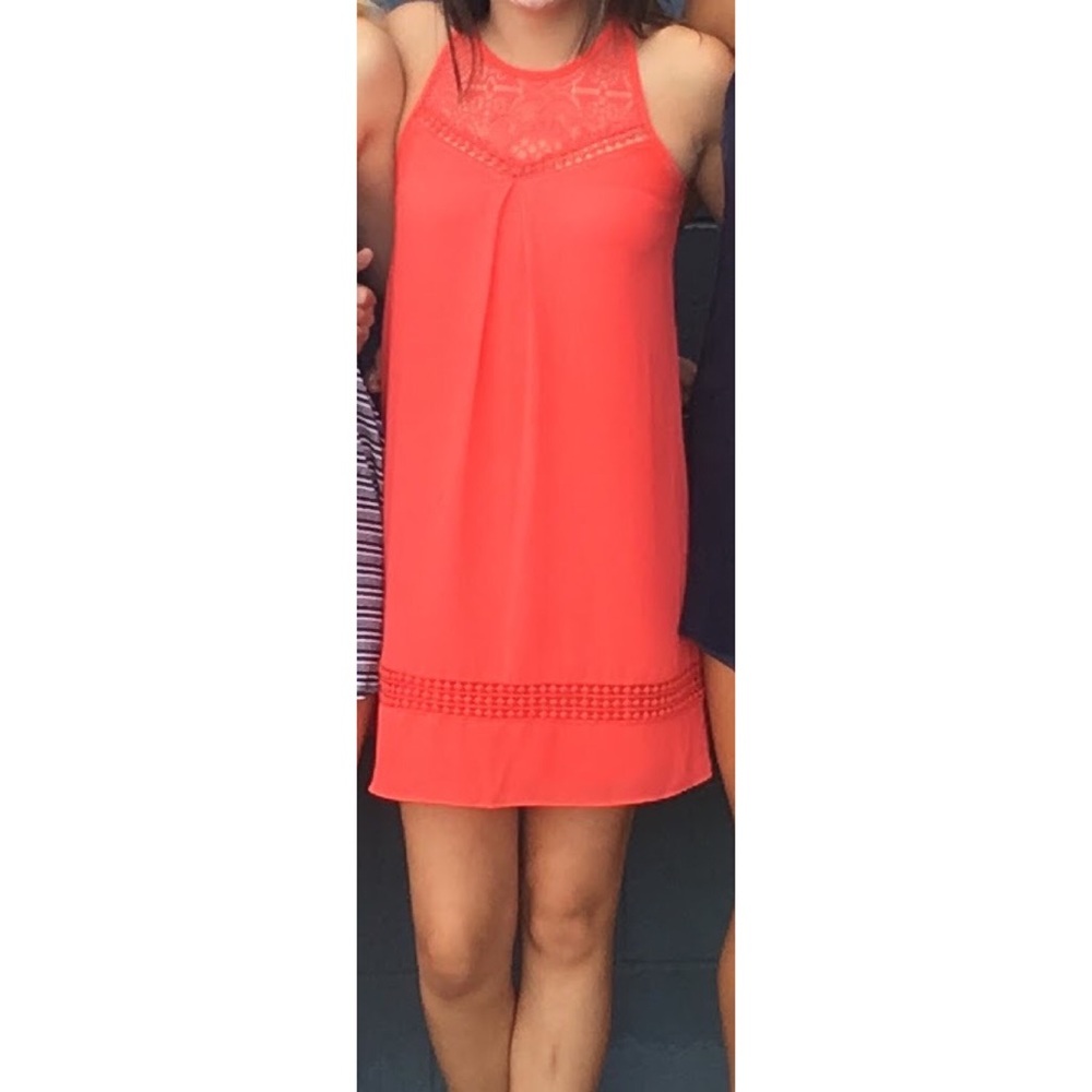 Pink casual dress